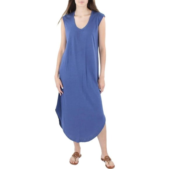 NIC+ZOE Scoop Neck Tank Dress in Parisian Blue - NWT - Size XXL NWT - Picture 1 of 3